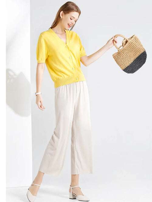 Breezy Chic Wide-Leg Summer Pants
